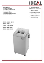 Preview for 1 page of IDEAL 2603/2 SM/C Operating Instructions Manual