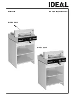 IDEAL 4215 Operating Instructions Manual preview