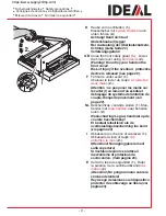 Preview for 9 page of IDEAL 4300 Operating Instructions Manual