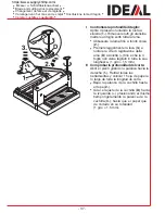 Preview for 37 page of IDEAL 4300 Operating Instructions Manual