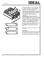 Предварительный просмотр 17 страницы IDEAL 4315 Operating Instructions Manual