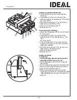 Предварительный просмотр 23 страницы IDEAL 4315 Operating Instructions Manual