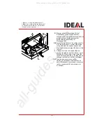 Preview for 21 page of IDEAL 4700 Operating Instructions Manual