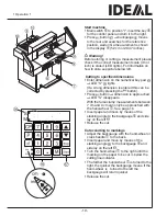 Предварительный просмотр 19 страницы IDEAL 5222 Digicut Operating Instructions Manual