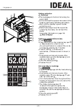 Preview for 21 page of IDEAL 5255 Operating Instructions Manual