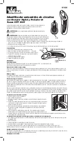 Preview for 2 page of IDEAL 61-534 Operating Instructions Manual