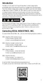 Preview for 4 page of IDEAL 61-627 Operation And Safety Manual