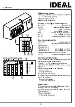 Preview for 23 page of IDEAL 7228-06 LT Operating Instructions Manual