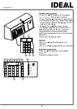 Preview for 25 page of IDEAL 7228-06 LT Operating Instructions Manual