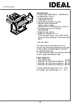 Preview for 45 page of IDEAL 7228-06 LT Operating Instructions Manual