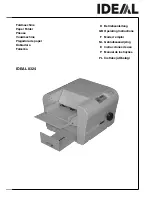 IDEAL 8324 Operating Instructions Manual preview