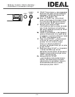 Preview for 13 page of IDEAL 8324 Operating Instructions Manual