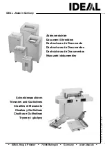 Preview for 12 page of IDEAL 8570 Operating Instructions Manual