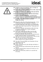 Предварительный просмотр 10 страницы IDEAL AP0015 Operating Instructions Manual