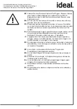 Предварительный просмотр 14 страницы IDEAL AP0015 Operating Instructions Manual