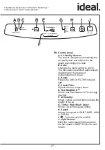 Предварительный просмотр 28 страницы IDEAL AP0015 Operating Instructions Manual