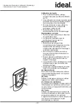 Предварительный просмотр 38 страницы IDEAL AP0015 Operating Instructions Manual