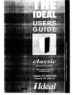 Preview for 1 page of IDEAL classic FF 2 100 User Manual