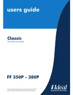 IDEAL Classic FF 350 P User Manual preview