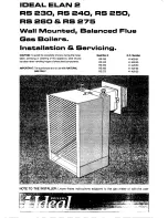 IDEAL Classic LX RS 230 Installation & Servicing Instructions Manual preview