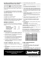 Preview for 2 page of IDEAL Classic LXRS 245P User Instructions