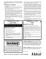 Preview for 4 page of IDEAL Classic LXRS 245P User Instructions