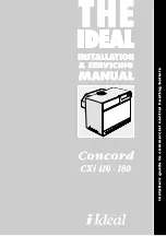 IDEAL Concord CXi 110 Installation & Servicing Manual предпросмотр