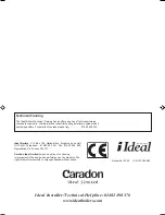 Предварительный просмотр 36 страницы IDEAL Concord CXSi 110 Installation & Service Manual