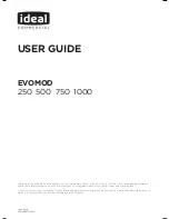 IDEAL EVOMOD 1000 User Manual предпросмотр