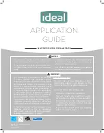 IDEAL Exalt FSB 110 Application Manual preview