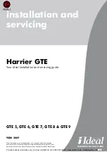 Preview for 1 page of IDEAL Harrier GTE 5 Installation And Servicing