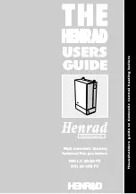 IDEAL Henrad WH LX30FF User Manual preview