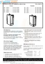 Предварительный просмотр 3 страницы IDEAL Henrad WH LX30FF User Manual