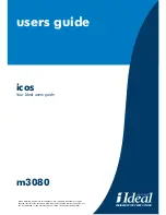 IDEAL icos m3080 User Manual предпросмотр