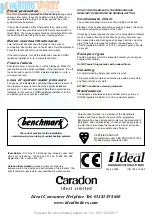 Preview for 4 page of IDEAL icos M3080 User Manual