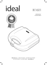 IDEAL IK1601 Operating	 Instruction preview
