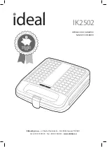 Preview for 1 page of IDEAL IK2502 Manual