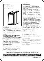 Preview for 2 page of IDEAL IMAX XTRA EL 320 User Manual