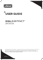 Preview for 1 page of IDEAL INSTINCT 24 User Manual