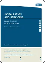 IDEAL LOGIC Combi ES Series Installation And Servicing preview