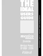 IDEAL Mexico Super CF 3/60P User Manual preview