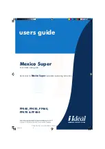 IDEAL Mexico Super FF440 User Manual preview