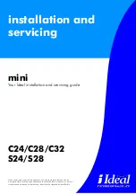 Preview for 1 page of IDEAL MINI C28 Installation And Servicing