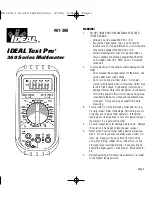 IDEAL ND 1075-2 Instructions Manual preview