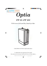 IDEAL Optia FF 30 Installation & Servicing Instructions Manual preview