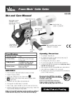 IDEAL PowerBlade Use And Care Manual preview