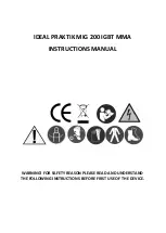 IDEAL PRAKTIK MIG 200 IGBT MMA Instruction Manual preview