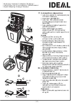 Предварительный просмотр 17 страницы IDEAL SHREDCAT 8283 CC Operating Instructions Manual