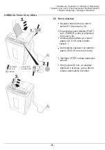 Предварительный просмотр 28 страницы IDEAL SHREDCAT 8283 CC Operating Instructions Manual