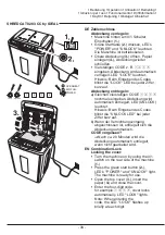 Предварительный просмотр 34 страницы IDEAL SHREDCAT 8283 CC Operating Instructions Manual